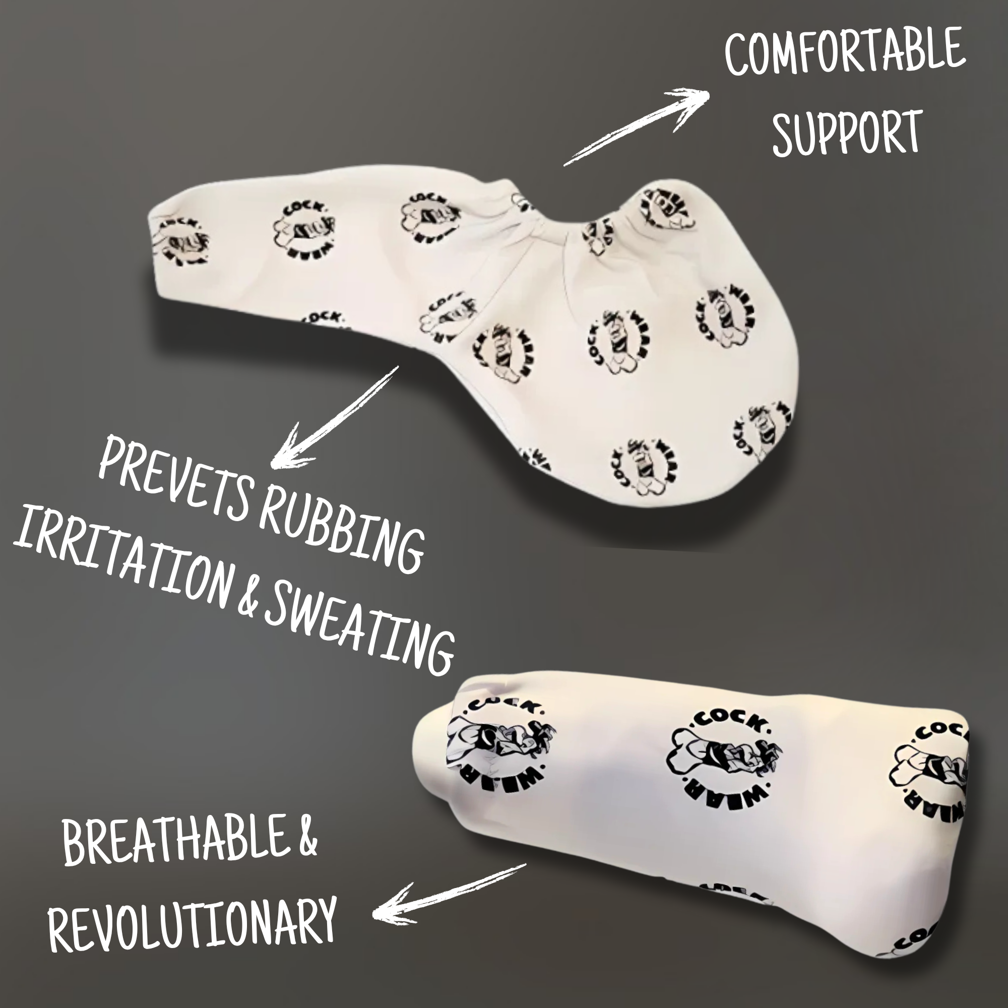 White Shorts Premium + CockWear™ - Free Shipping