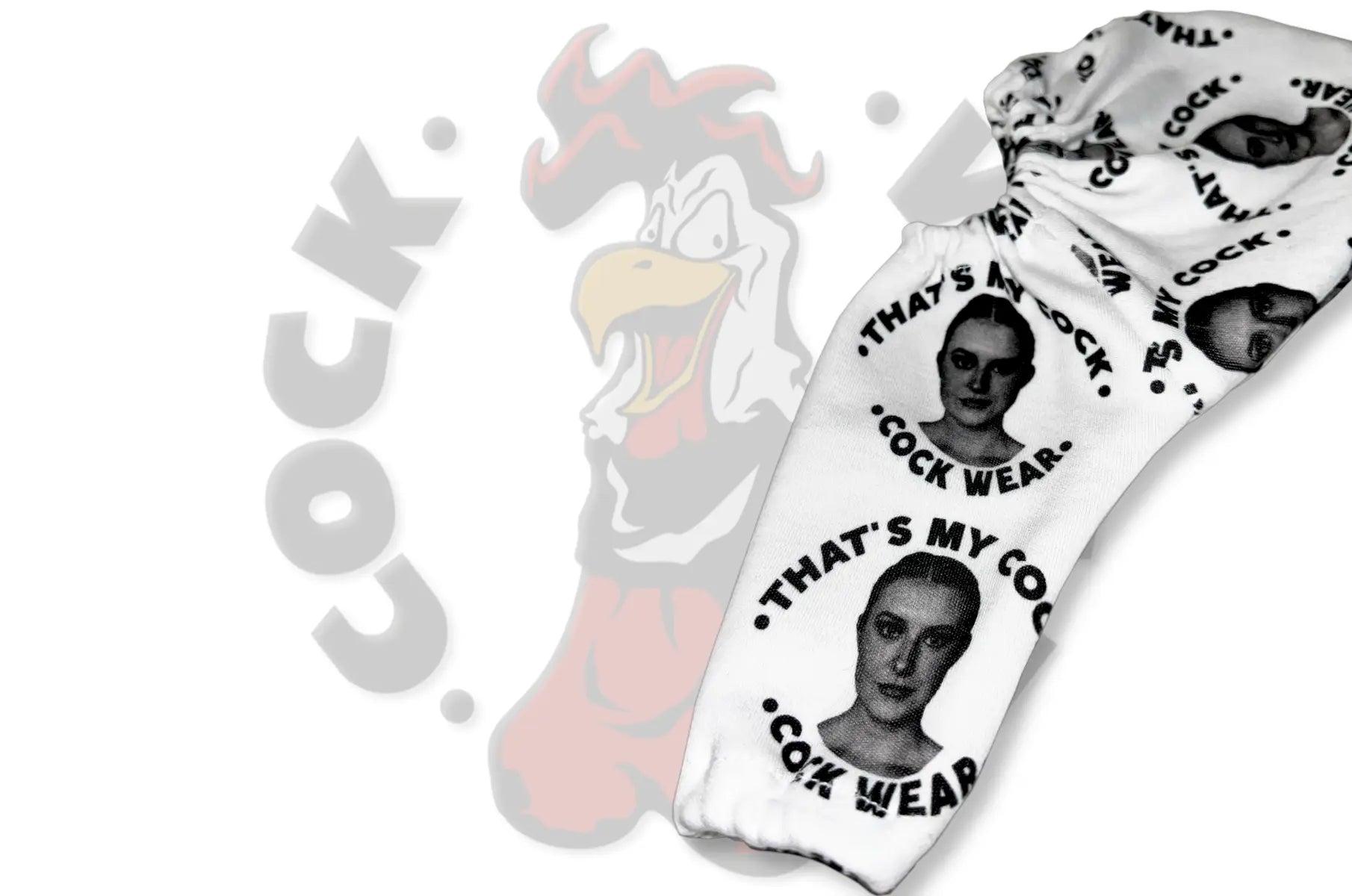 Gift For Your Man - B/W White Cock Wear™ Custom Willy Warmer
